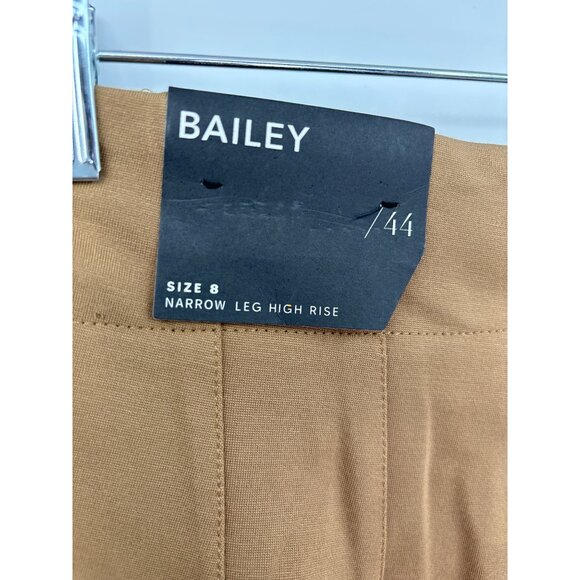 Bailey 44 Tan High-Waisted Trousers - Picture 5 of 5